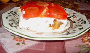 Almás fahéjas túrórudi torta Maresz módra.